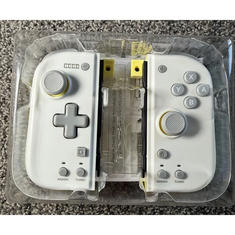 Hori Split Pad Compact for Nintendo Switch - Gray/Yellow